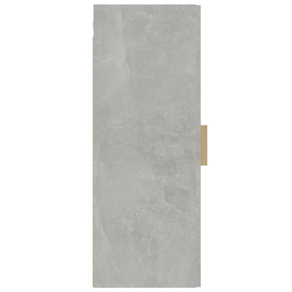 vidaXL Hanging Wall Cabinet Concrete Grey 34.5x34x90cm