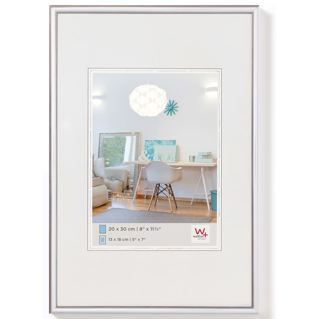 Walther Design Picture Frame New Lifestyle 70x100 cm Silver