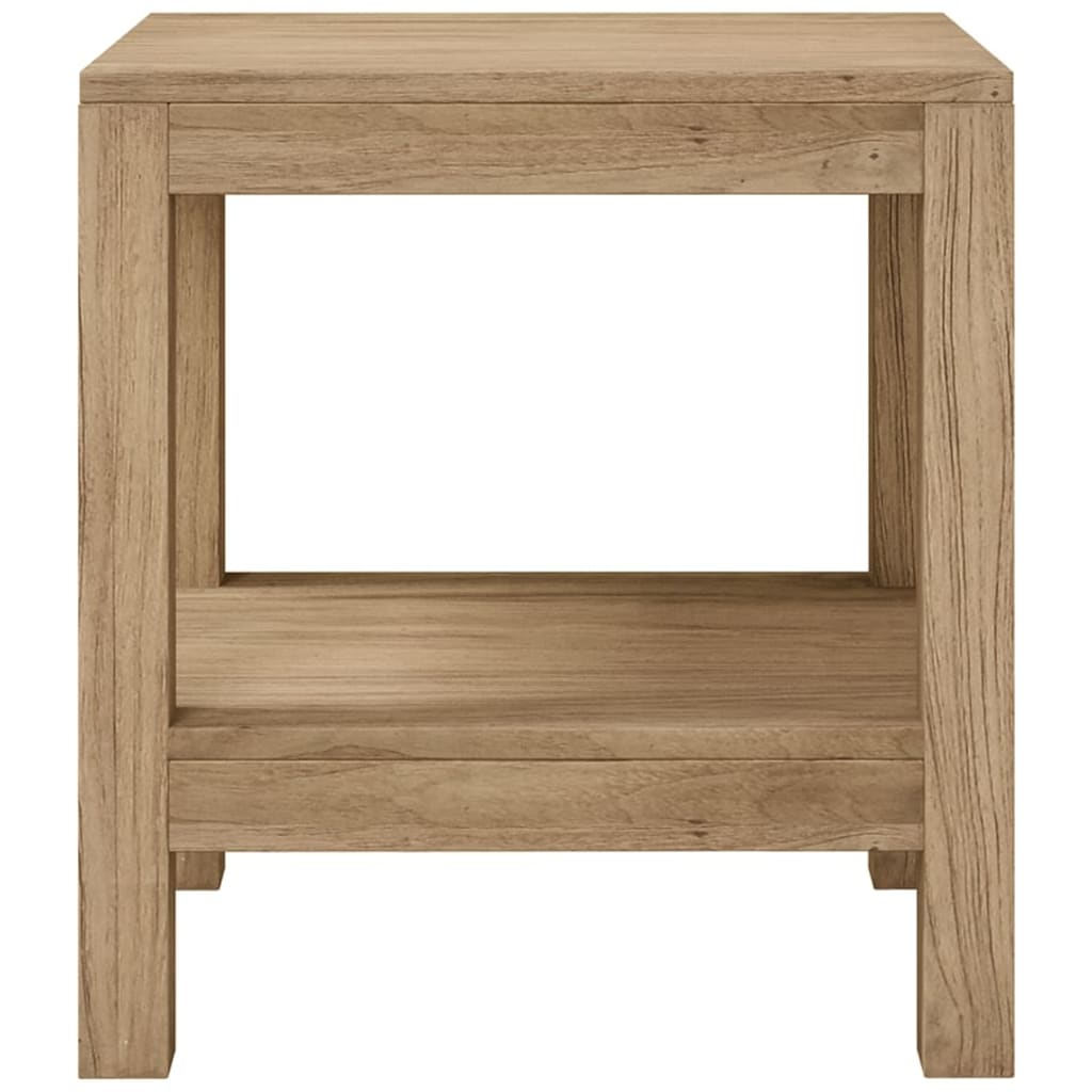 vidaXL Bathroom Side Table 45x35x45 cm Solid Wood Teak
