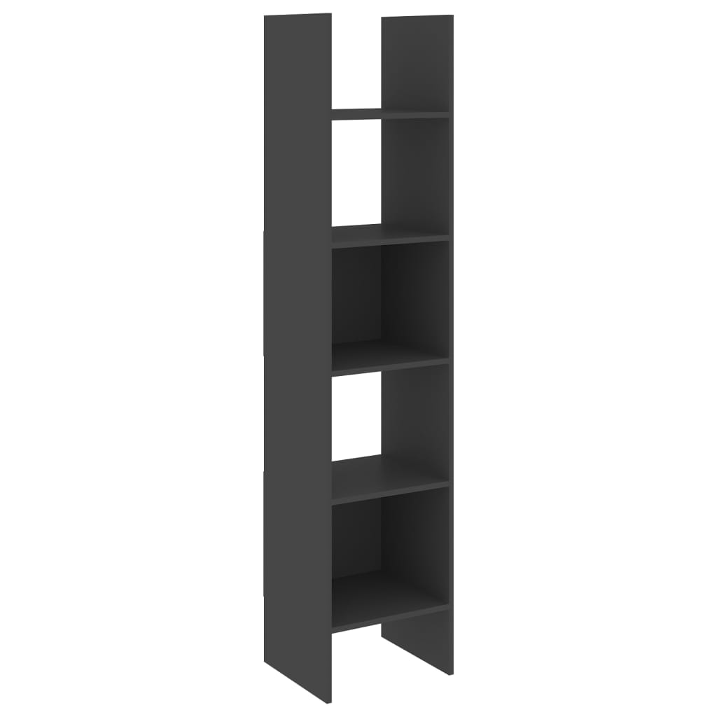 vidaXL Book Cabinet Grey 40x35x180 cm Chipboard