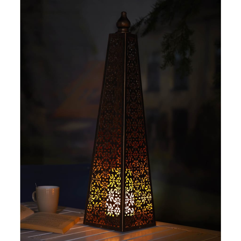Luxform Lighting LED Battery Light Pyramid 60 cm Copper