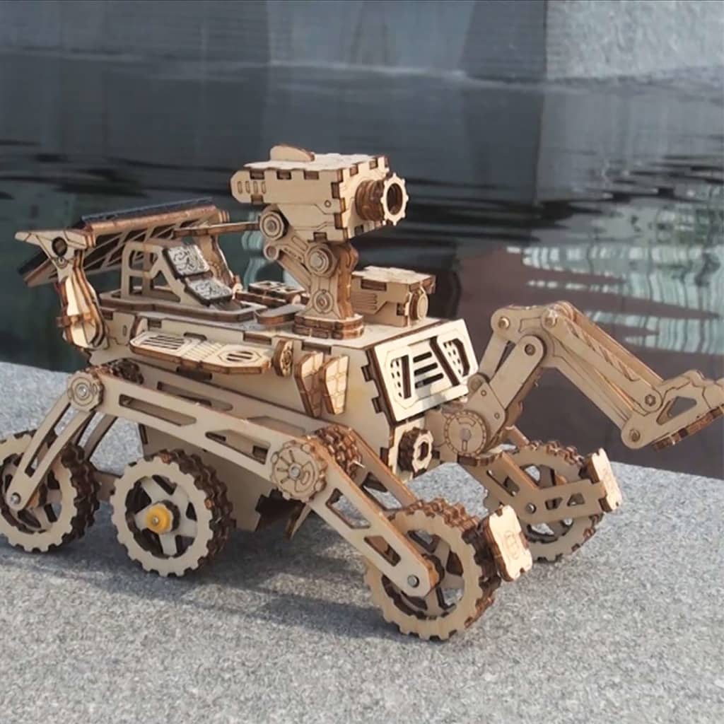 Robotime Solar Energy Scale Car Kit Curiosity Rover
