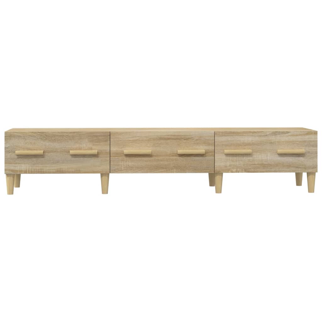 vidaXL TV Cabinet Sonoma Oak 150x34.5x30 cm Engineered Wood