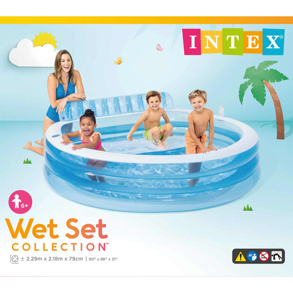 Intex Swim Center Inflatable Pool Family Lounge Pool 57190NP