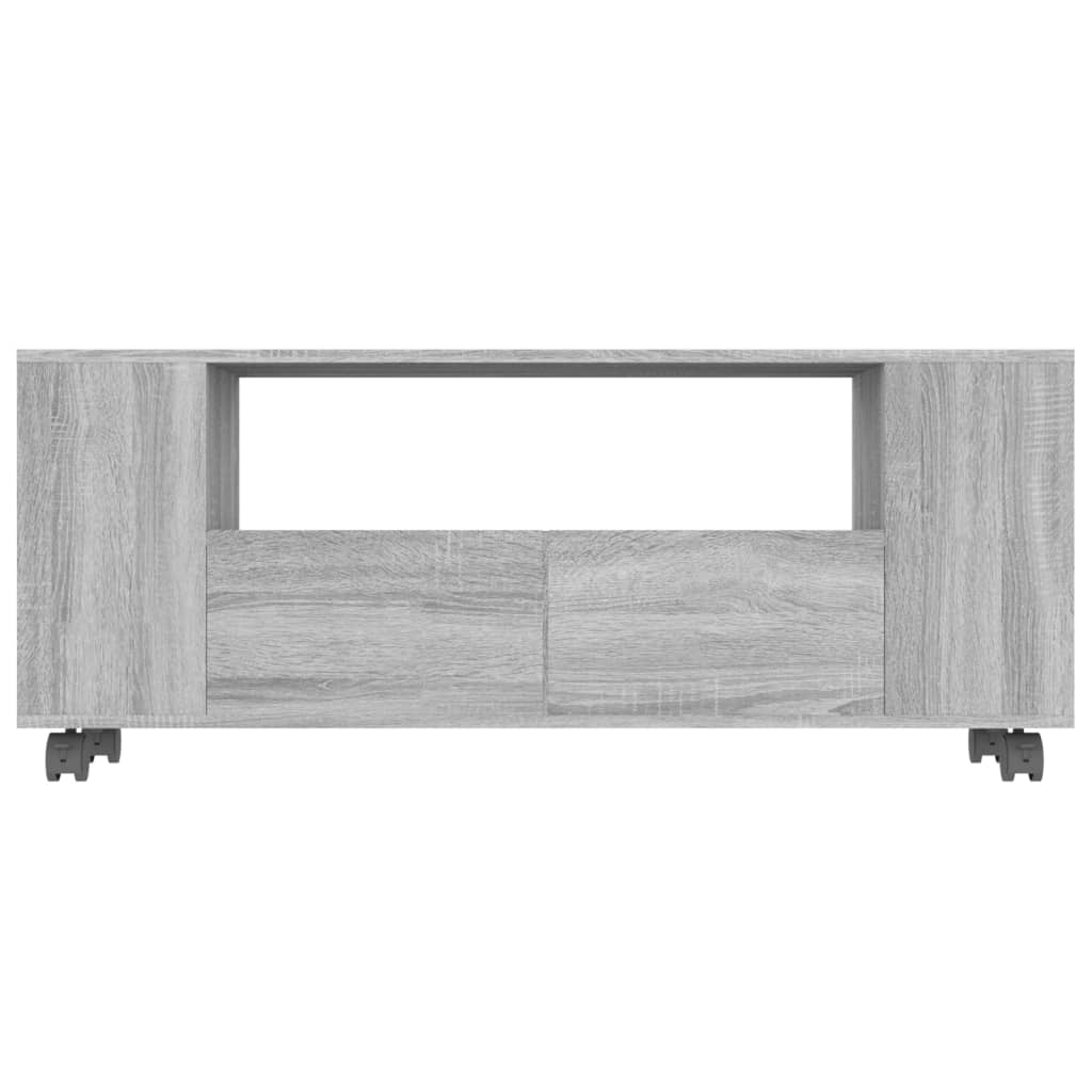 vidaXL TV Cabinet Grey Sonoma 120x35x48 cm Engineered Wood