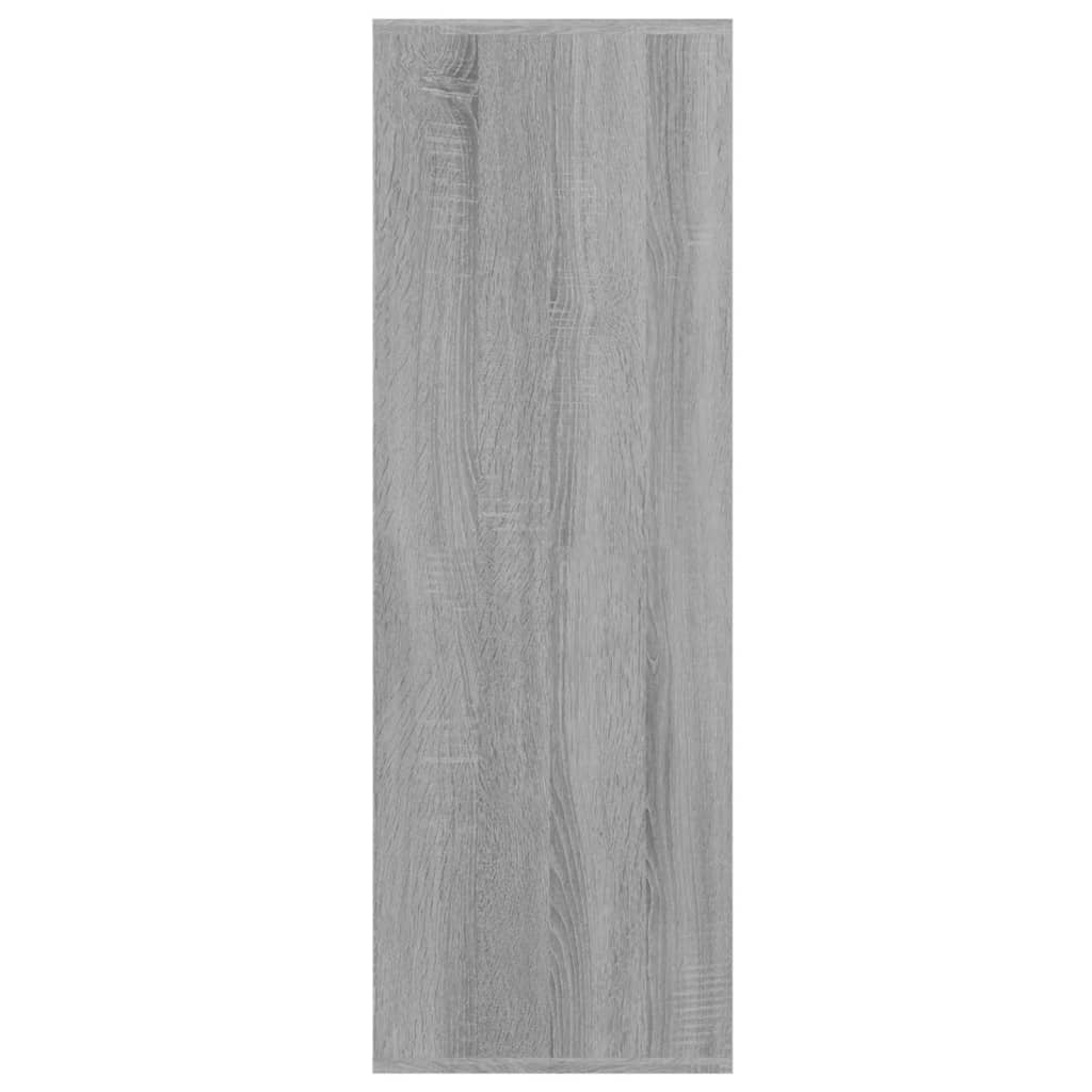 vidaXL Shoe Rack Grey Sonoma 54x34x100.5 cm Engineered Wood