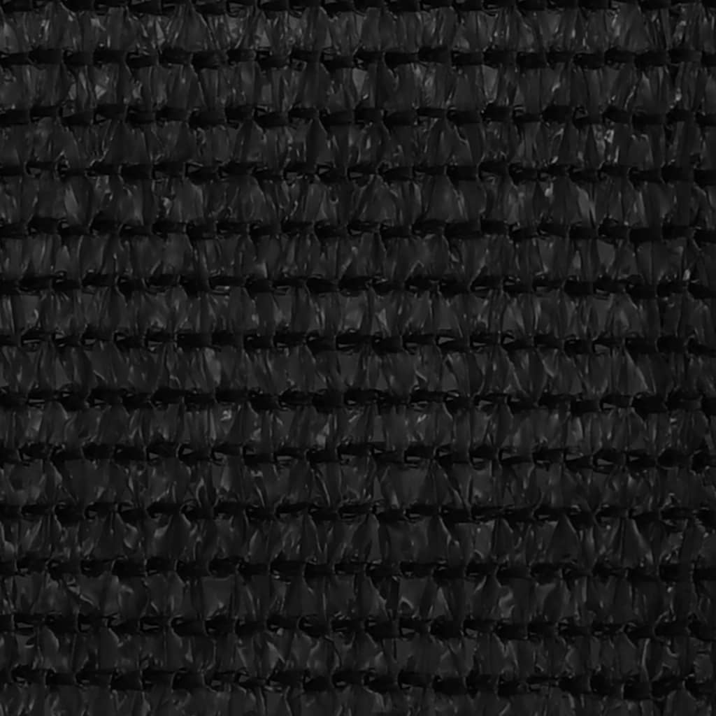 vidaXL Balcony Screen Black 75x600 cm HDPE