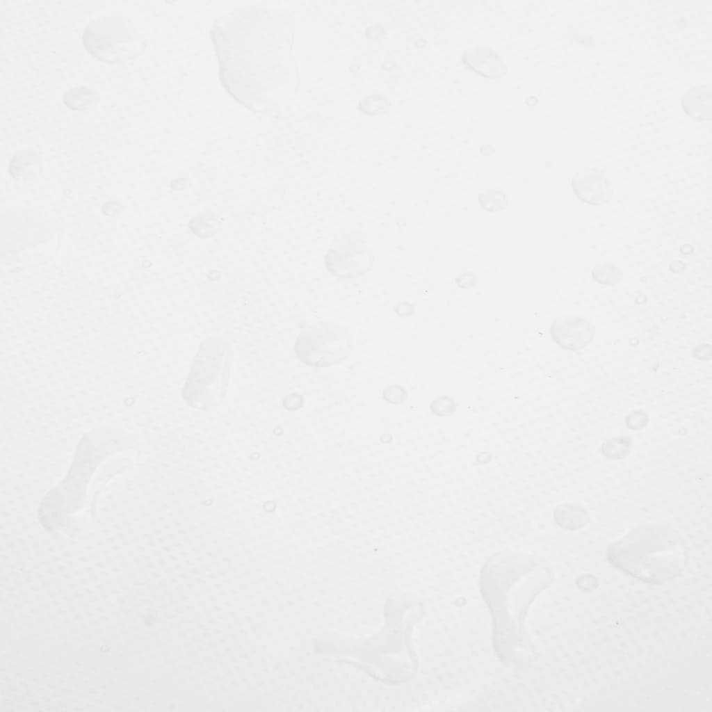 vidaXL Tarpaulin White 1.5x10 m 650 g/m²
