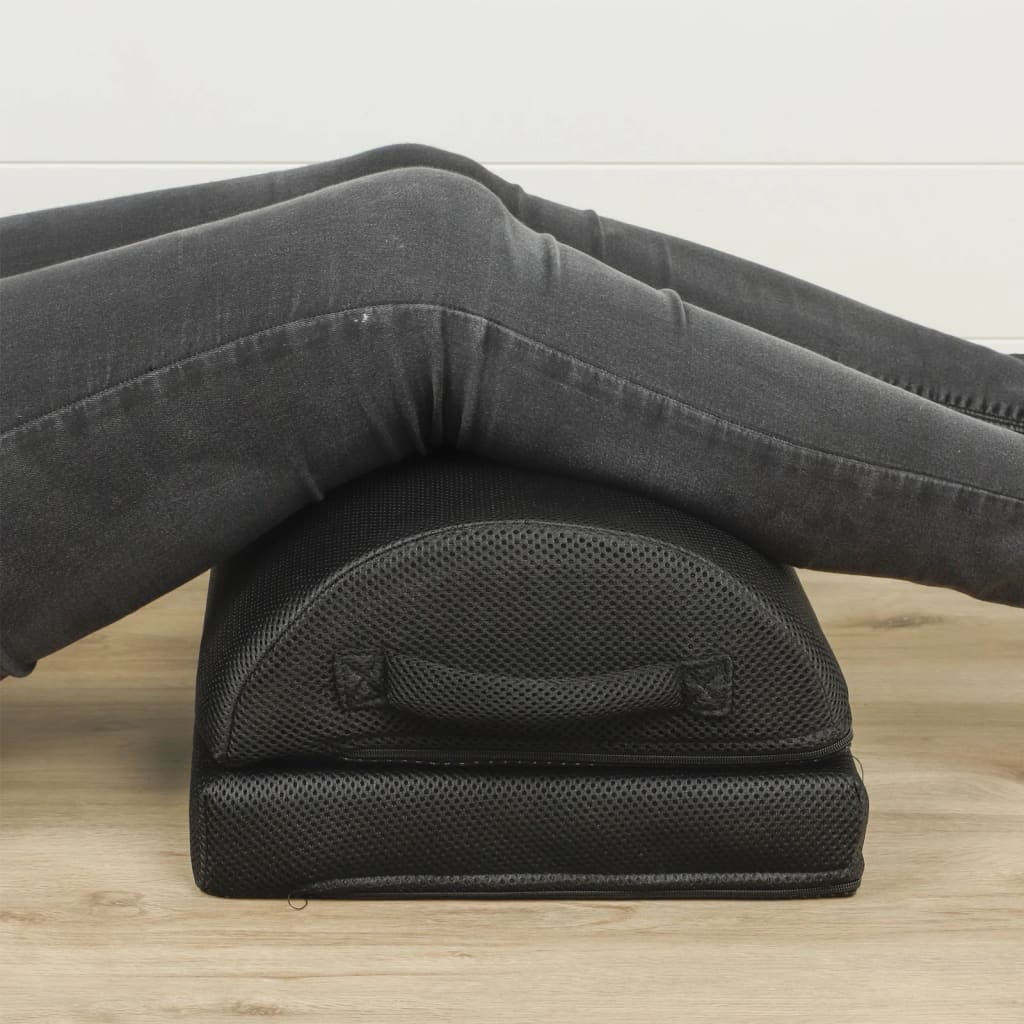 HI Pressure Relief Footrest Cushion 42x30x15 cm Black