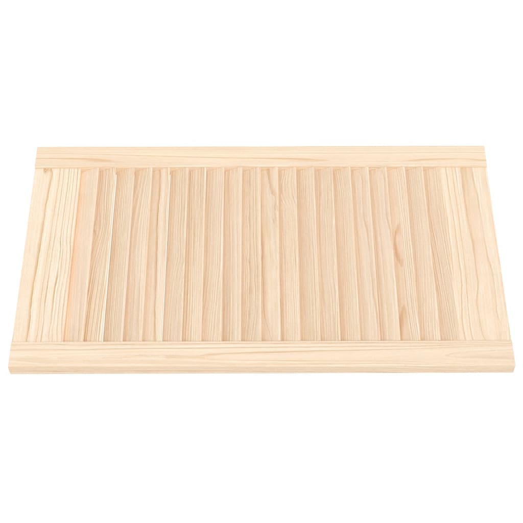 vidaXL Cabinet Doors Louvred Design 2 pcs 69x39.4 cm Solid Wood Pine