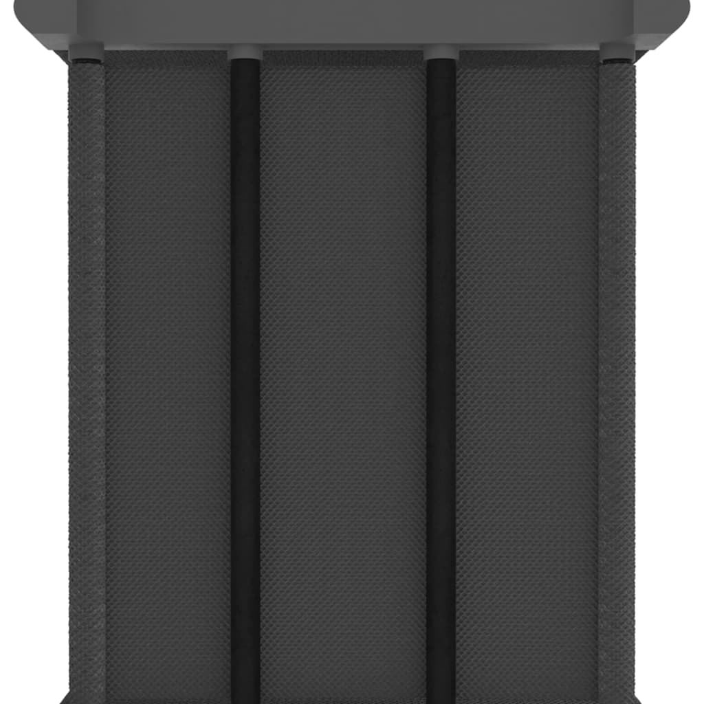 vidaXL 12-Cube Display Shelf Grey 103x30x141 cm Fabric