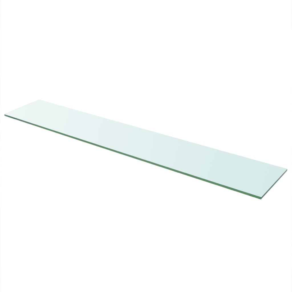 vidaXL Shelf Panel Glass Clear 110x20 cm