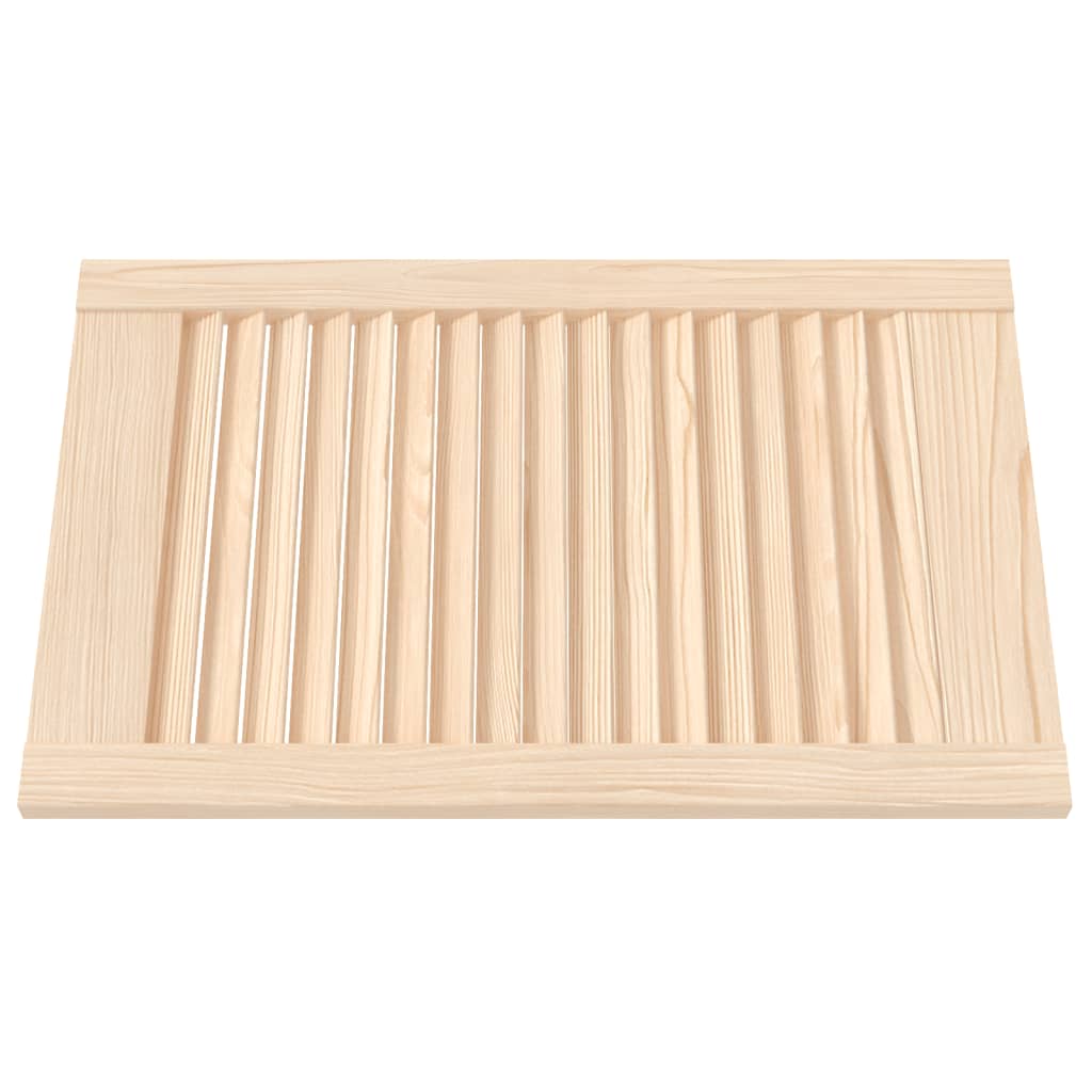 vidaXL Cabinet Door Louvred Design 61.5x39.4 cm Solid Wood Pine