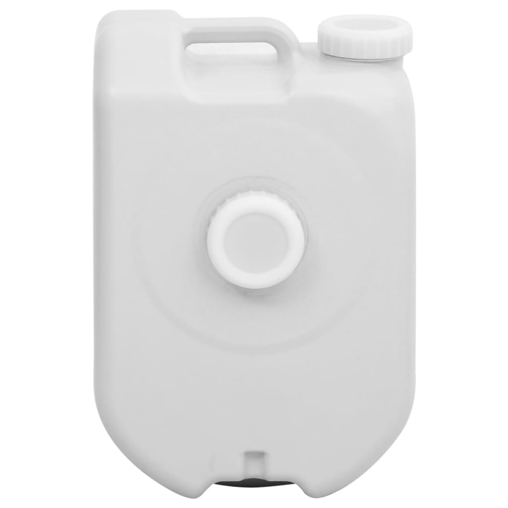 vidaXL Portable Water Tank with Adapter 24 L Grey