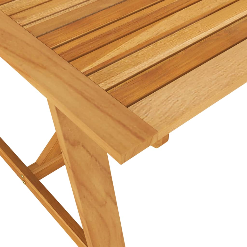 vidaXL Garden Dining Table 206x100x74 cm Solid Acacia Wood