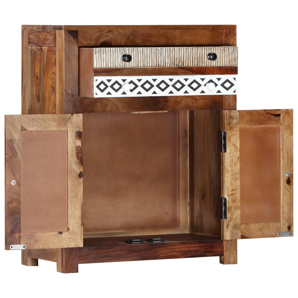 vidaXL Side Cabinet 60x30x75 cm Solid Sheesham Wood