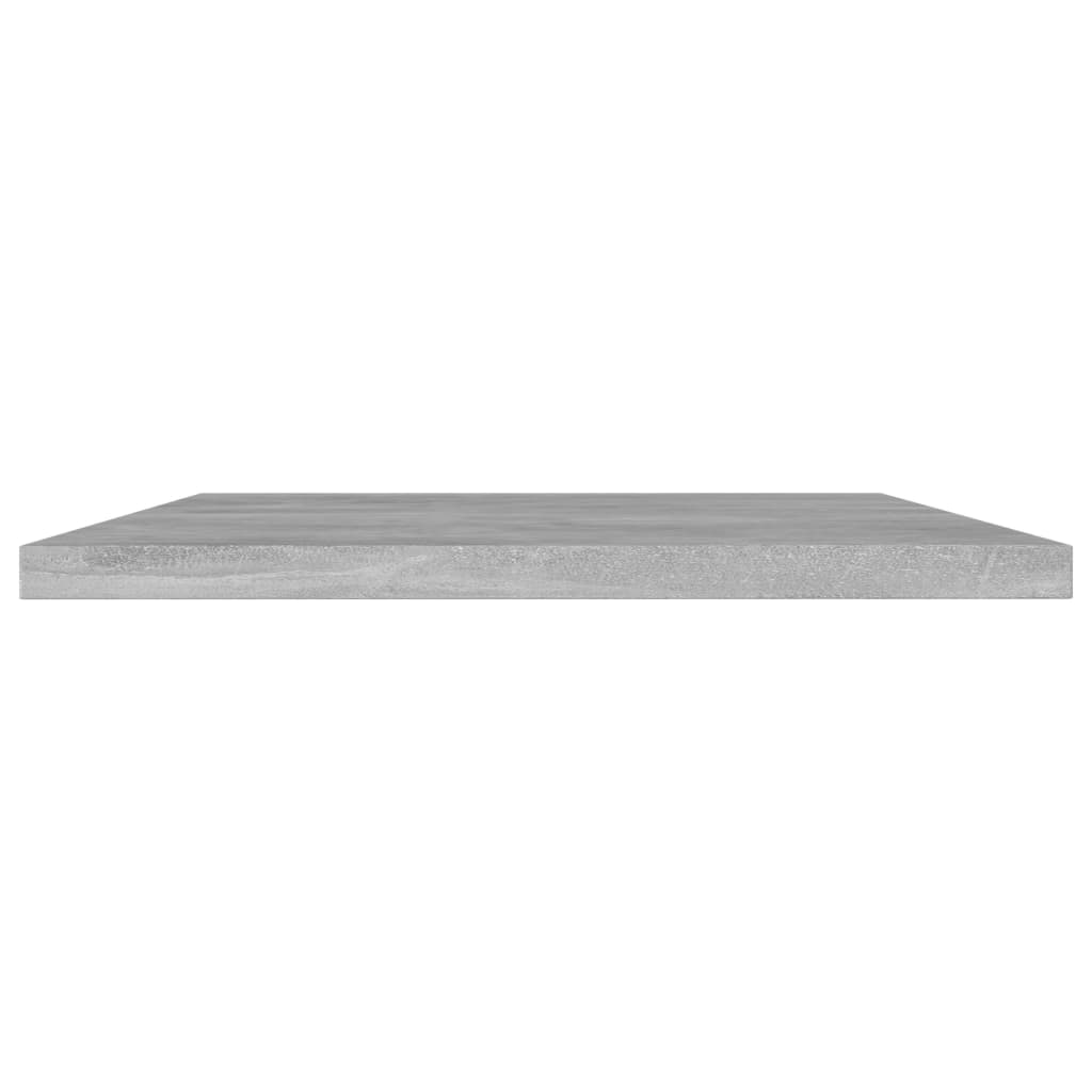 vidaXL Bookshelf Boards 4 pcs Concrete Grey 60x20x1.5 cm Engineered Wood