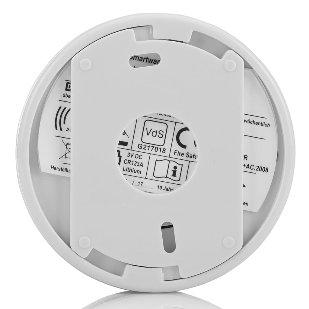Smartwares Mini Smoke Alarm 7x7x3.4 cm White