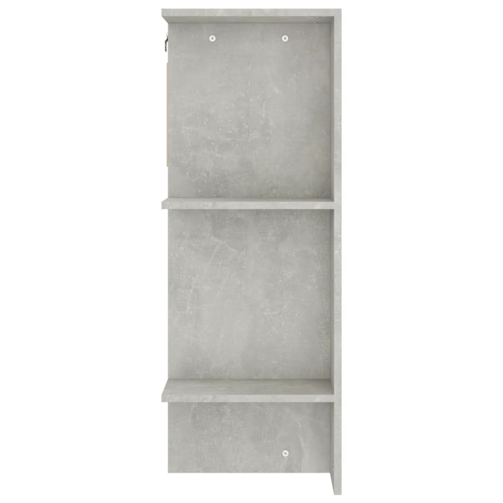 vidaXL Hallway Cabinet Concrete Grey 97.5x37x99 cm Engineered Wood