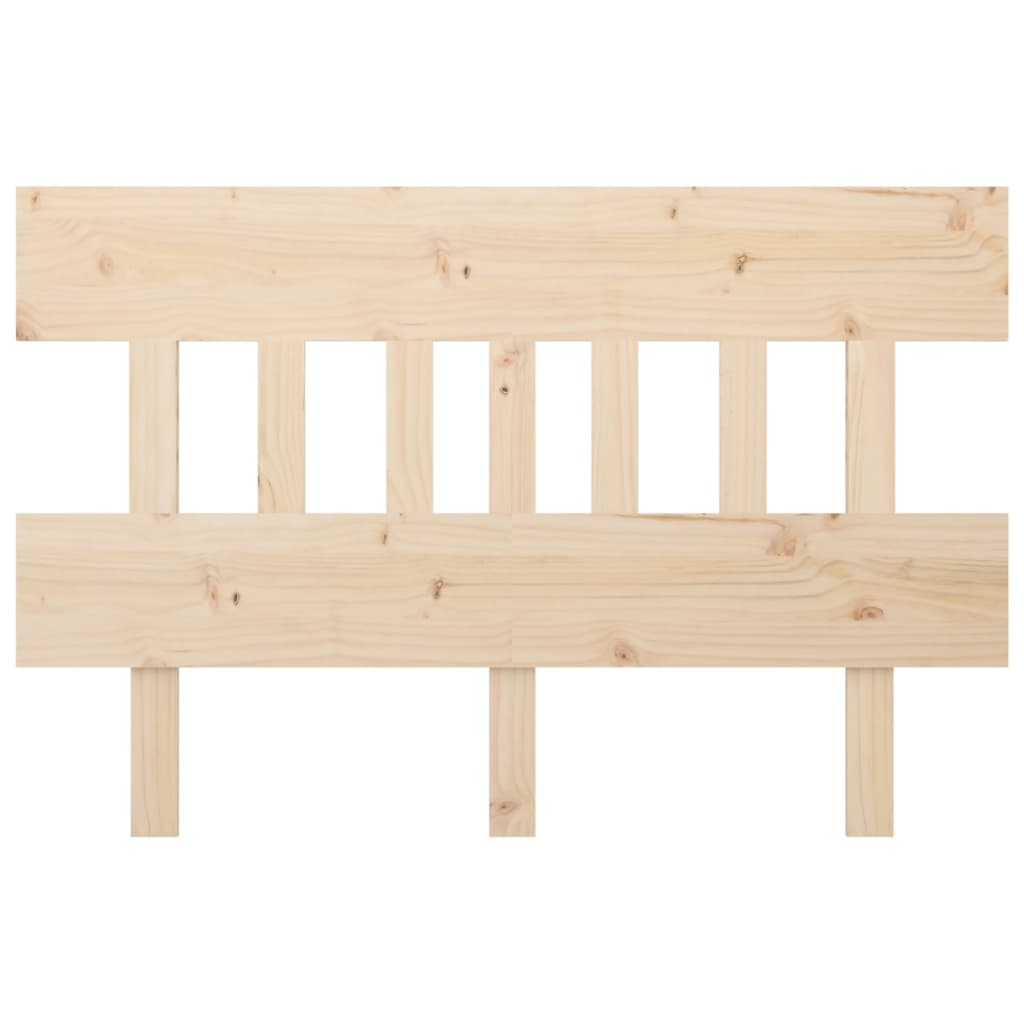 vidaXL Bed Headboard 143.5x3x81 cm Solid Wood Pine