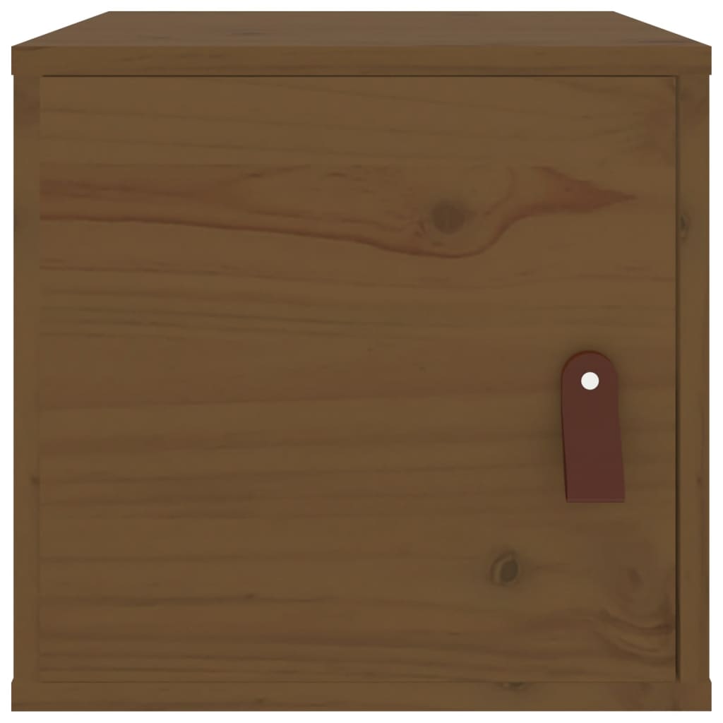 vidaXL Wall Cabinets 2 pcs Honey Brown 31.5x30x30 cm Solid Wood Pine