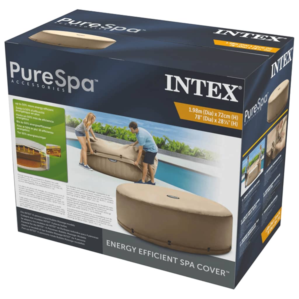 Intex Energy Efficient Spa Cover 28523