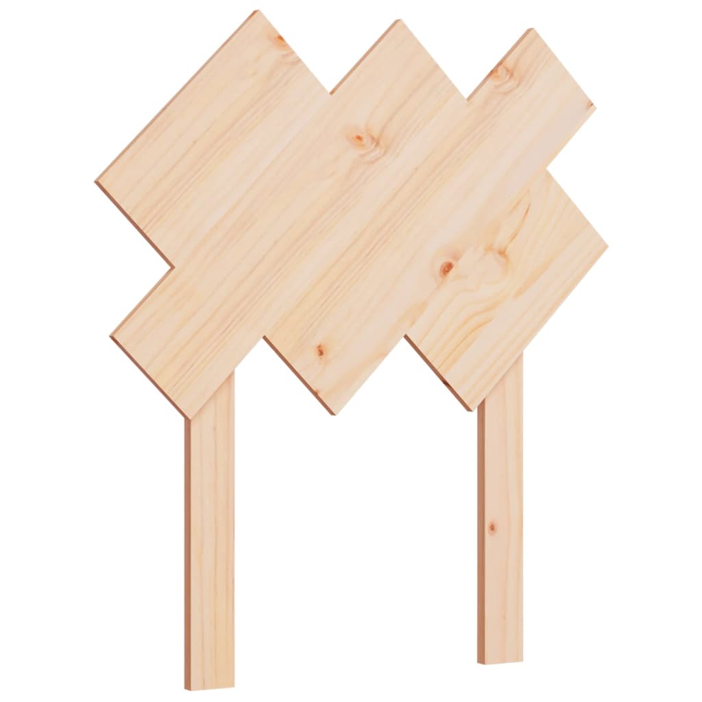 vidaXL Bed Headboard 72.5x3x81 cm Solid Wood Pine