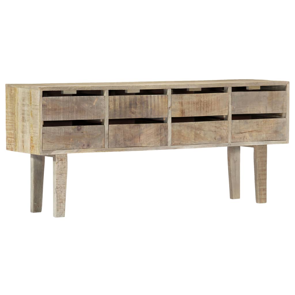 vidaXL Sideboard 140x30x60 cm Solid Mango Wood