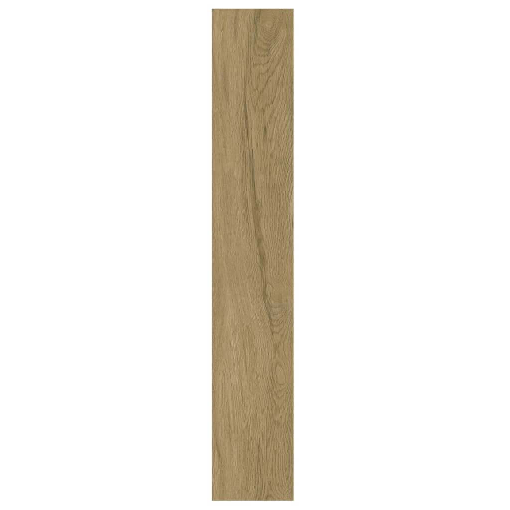 vidaXL Wall Panels Wood Look Brown PVC 2.06 m²