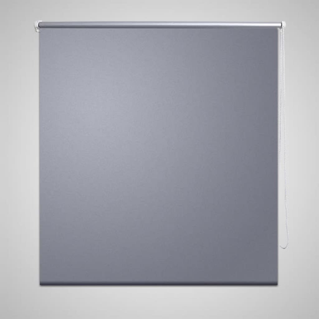 Roller Blind Blackout 120 x 230 cm Grey