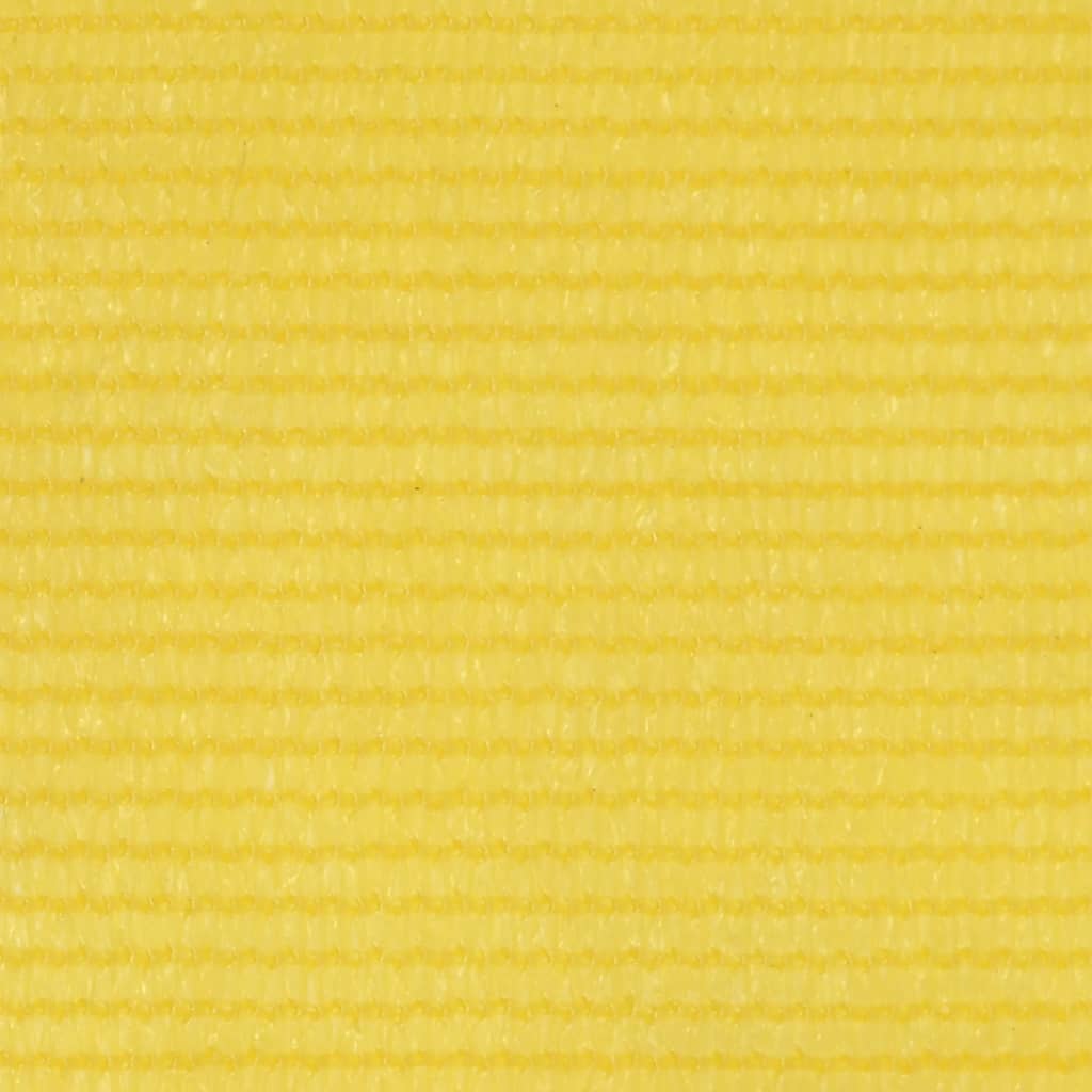 vidaXL Balcony Screen Yellow 120x400 cm HDPE