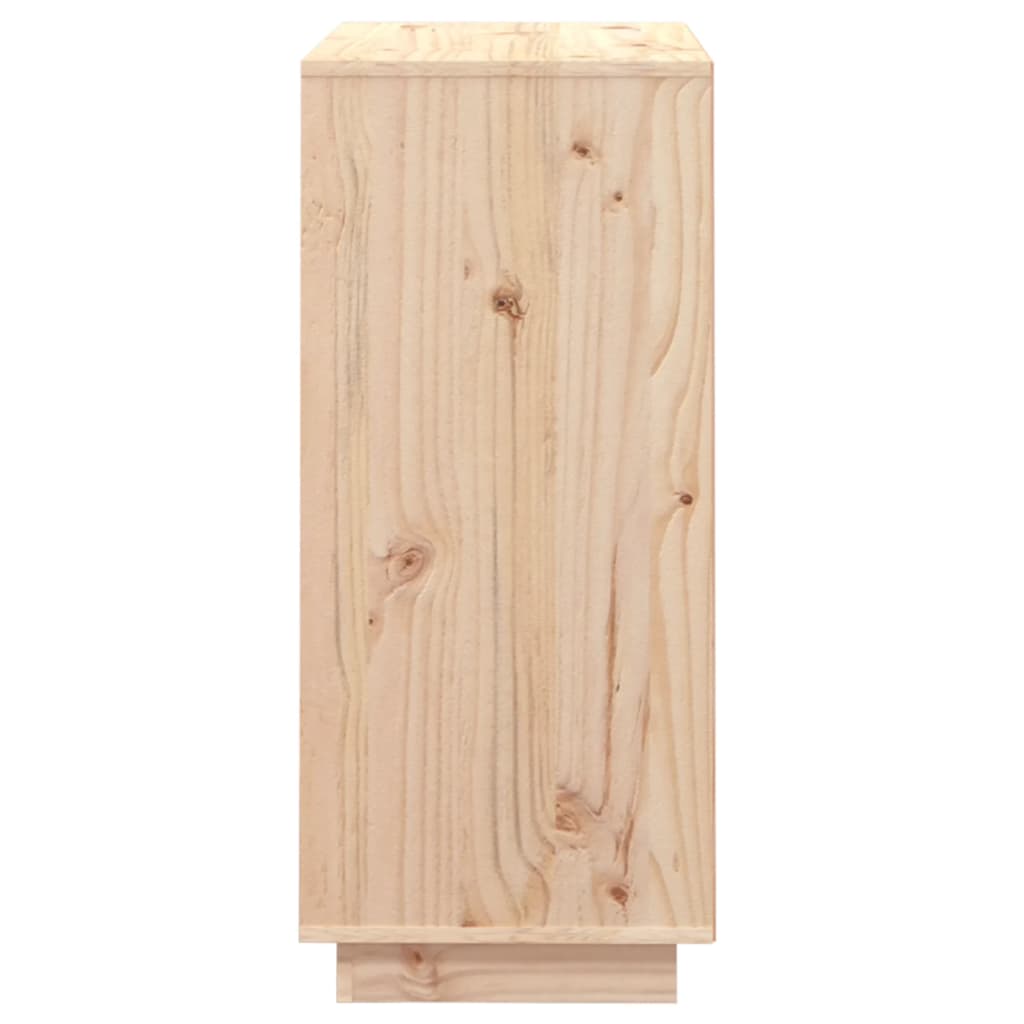 vidaXL Sideboard 74x35x80cm Solid Wood Pine