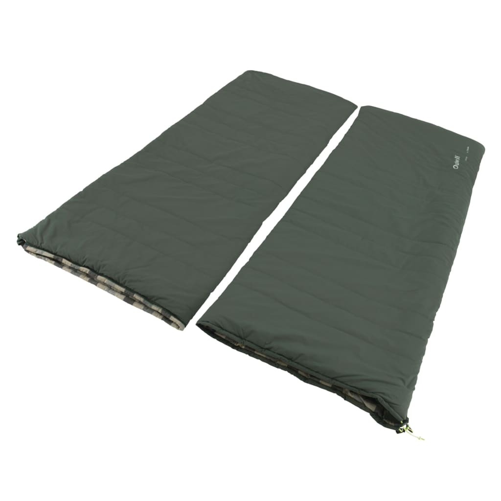 Outwell Double Sleeping Bag Camper Lux Forest Green