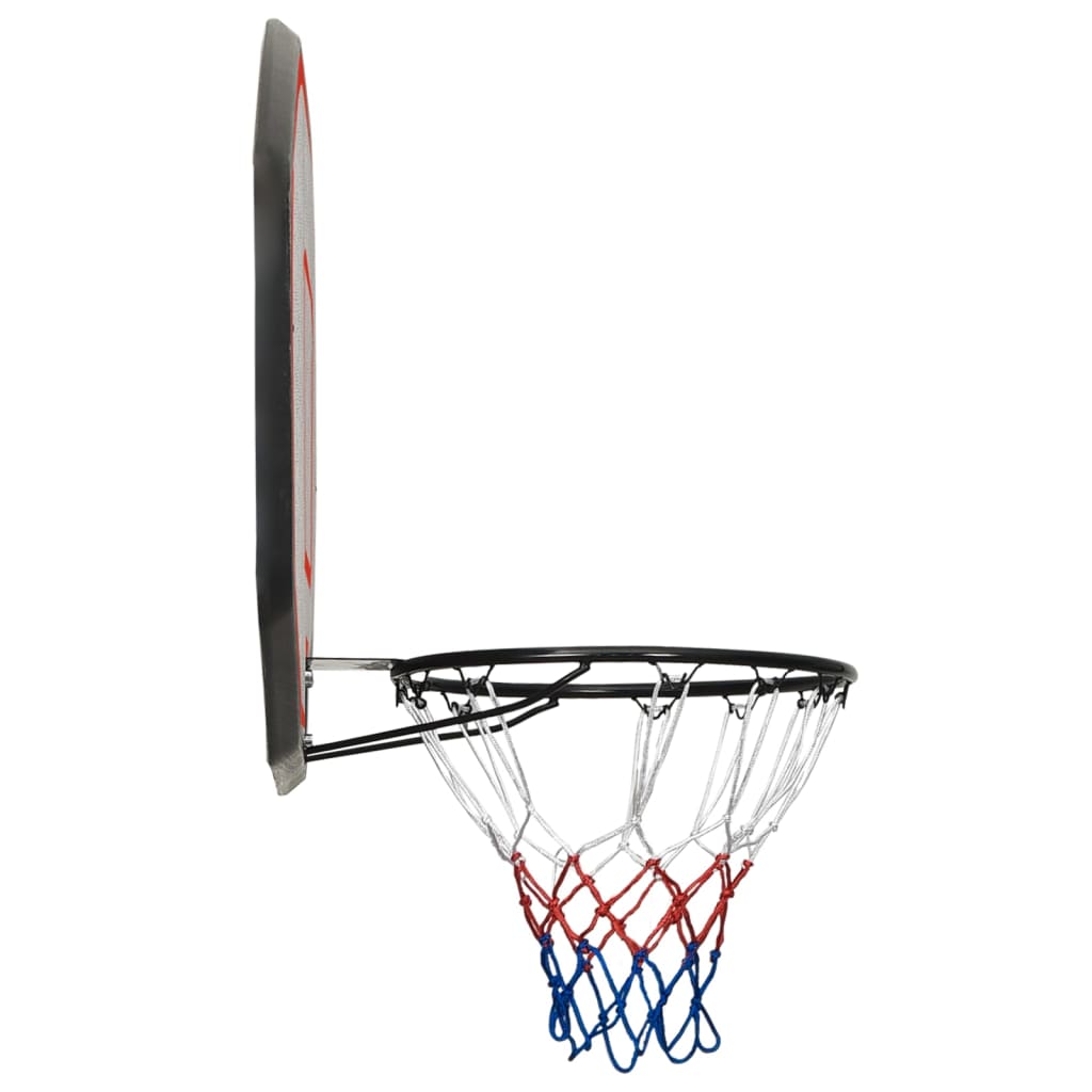 vidaXL Basketball Backboard Black 109x71x3 cm Polyethene
