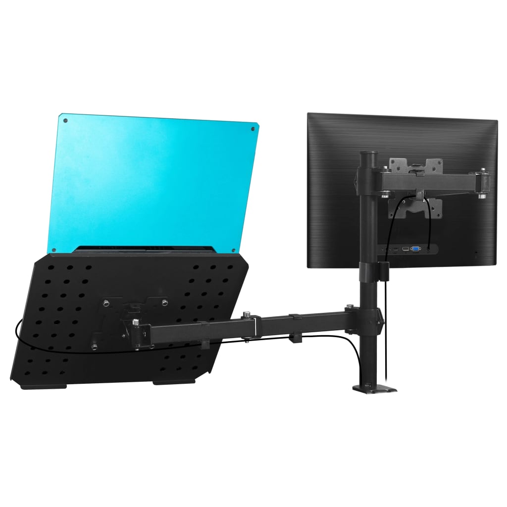 vidaXL Monitor Laptop Dual Desk Mount Bracket 13"-23"