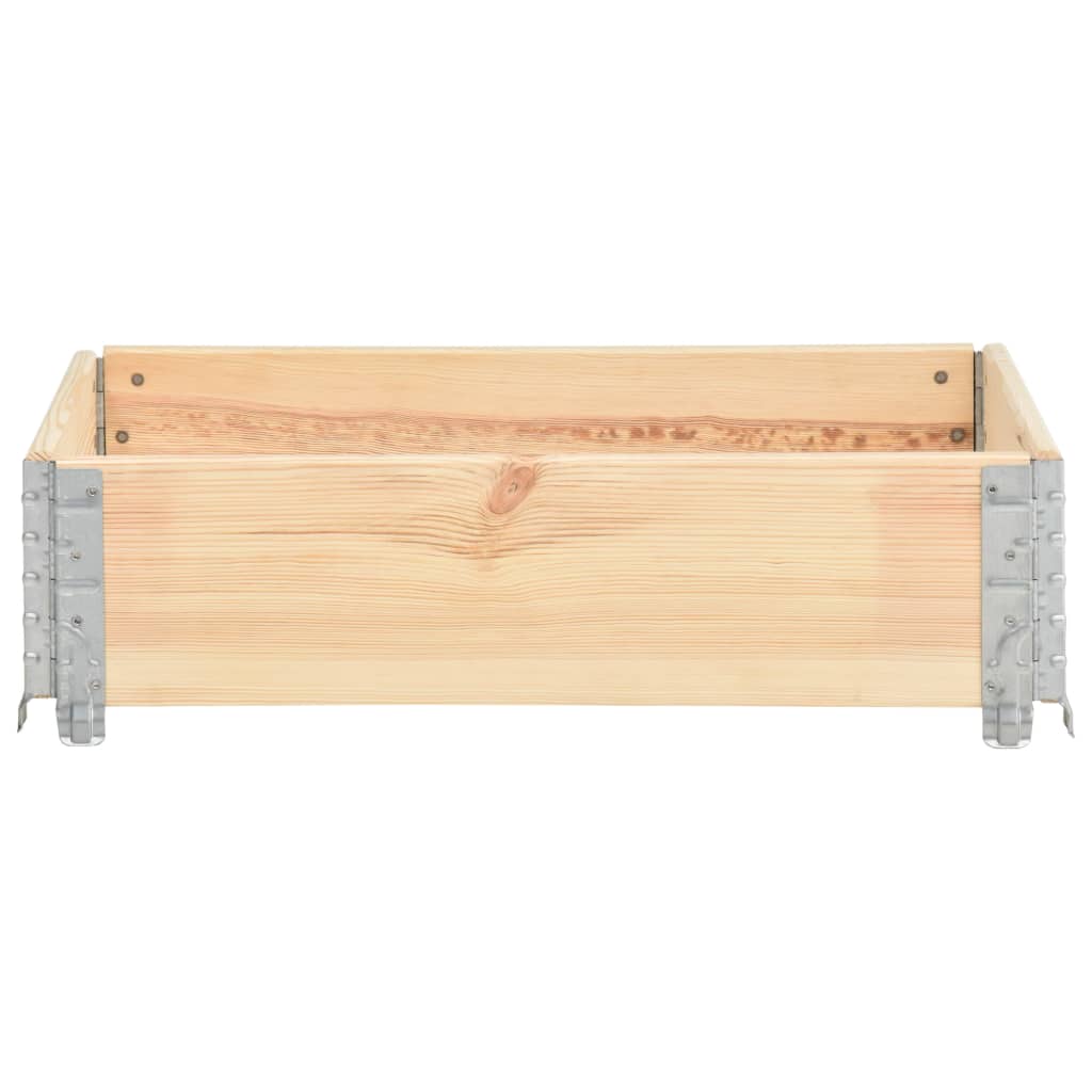 vidaXL Raised Bed 60x80 cm Solid Pine Wood (310048)