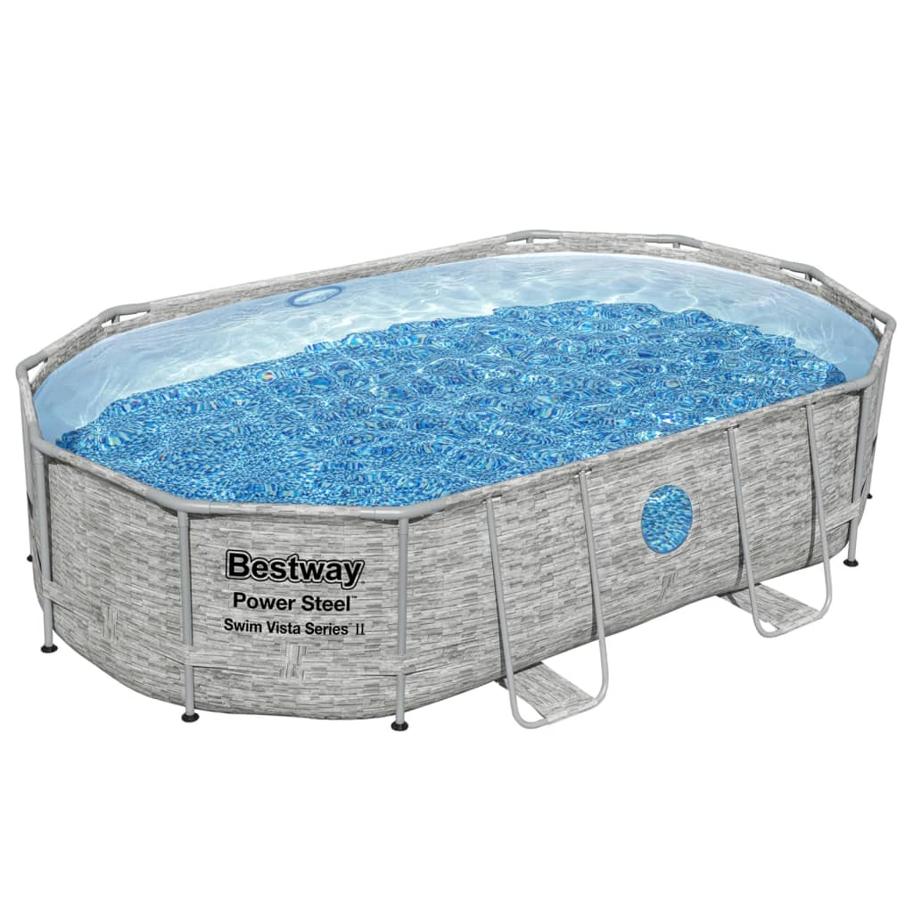Bestway Power Steel Swimming Pool Set 488x305x107 cm