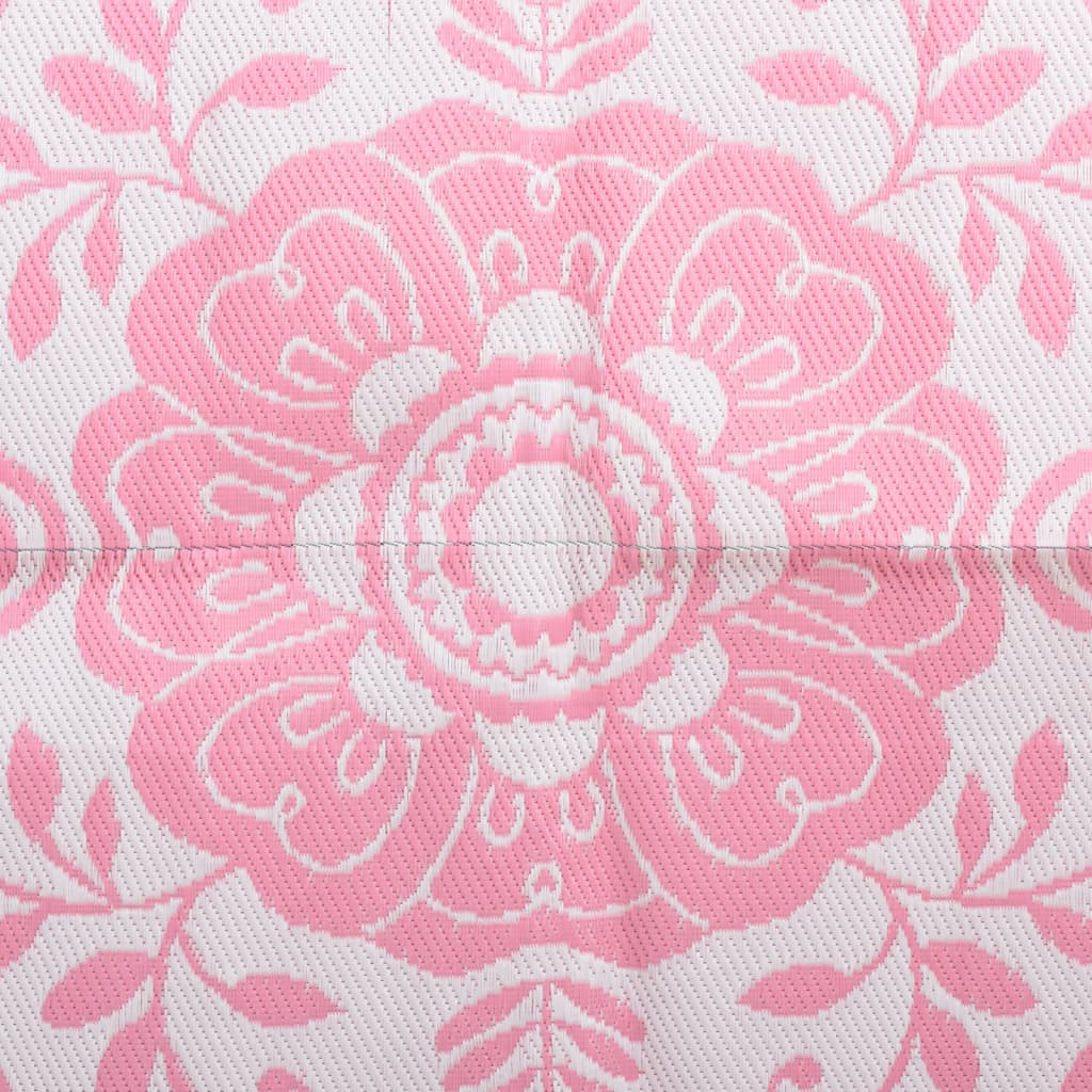 vidaXL Outdoor Carpet Pink 190x290 cm PP