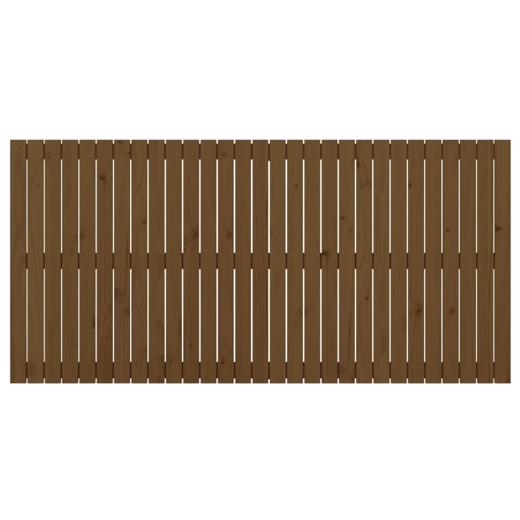 vidaXL Wall Headboard Honey Brown 185x3x90 cm Solid Wood Pine