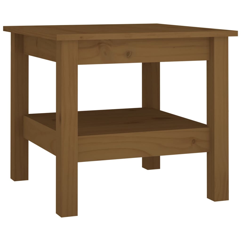 vidaXL Coffee Table Honey Brown 45x45x40 cm Solid Wood Pine vidaXL.ie