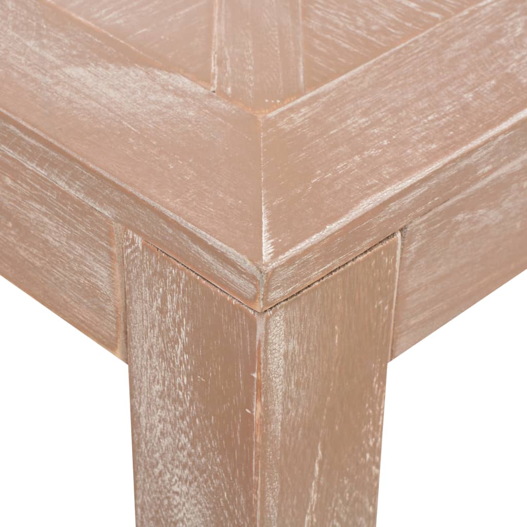 vidaXL Coffee Table 70x70x28 cm Solid Pine Wood