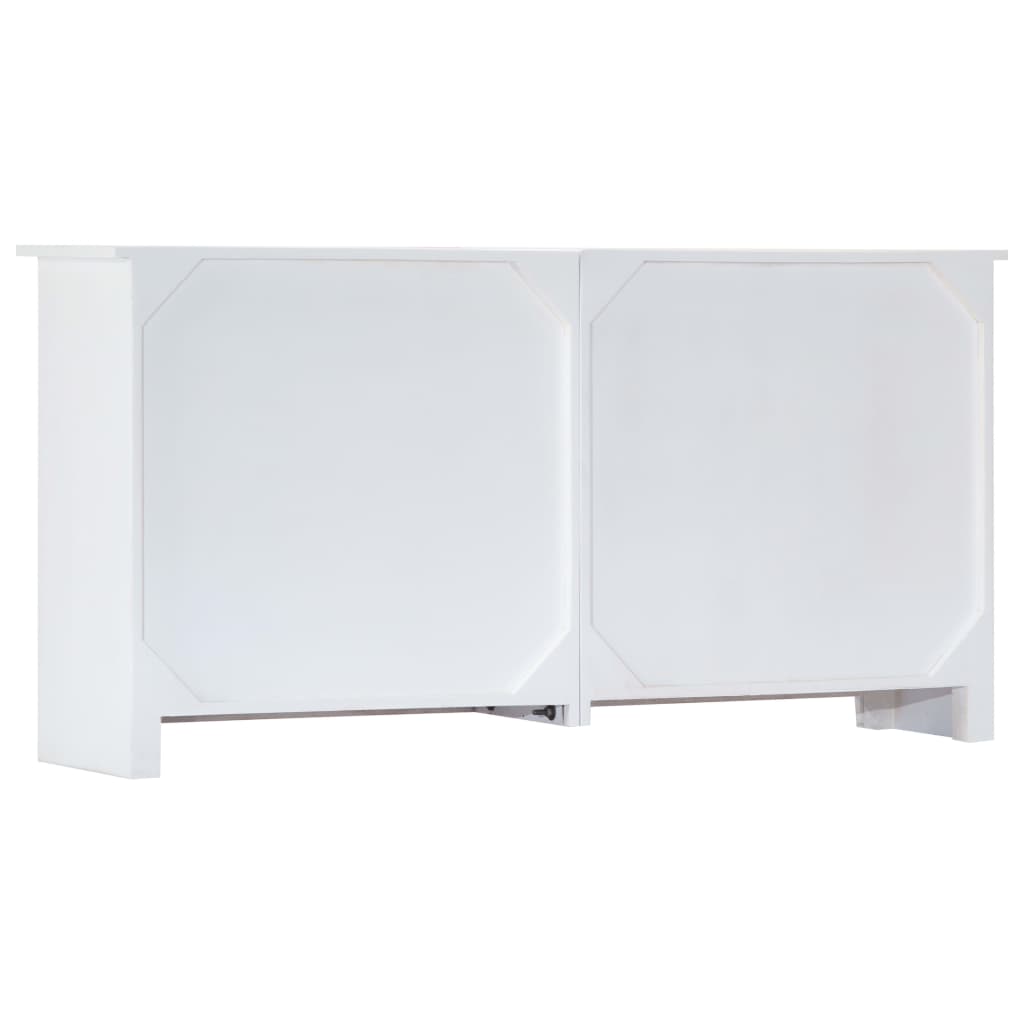 vidaXL Sideboard Handmade White 140x30x70 cm Solid Acacia Wood