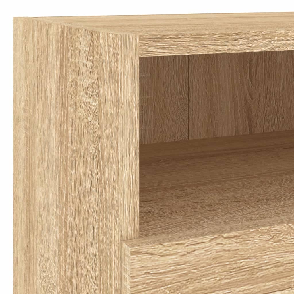 vidaXL TV Wall Cabinet Sonoma Oak 40x30x30 cm Engineered Wood