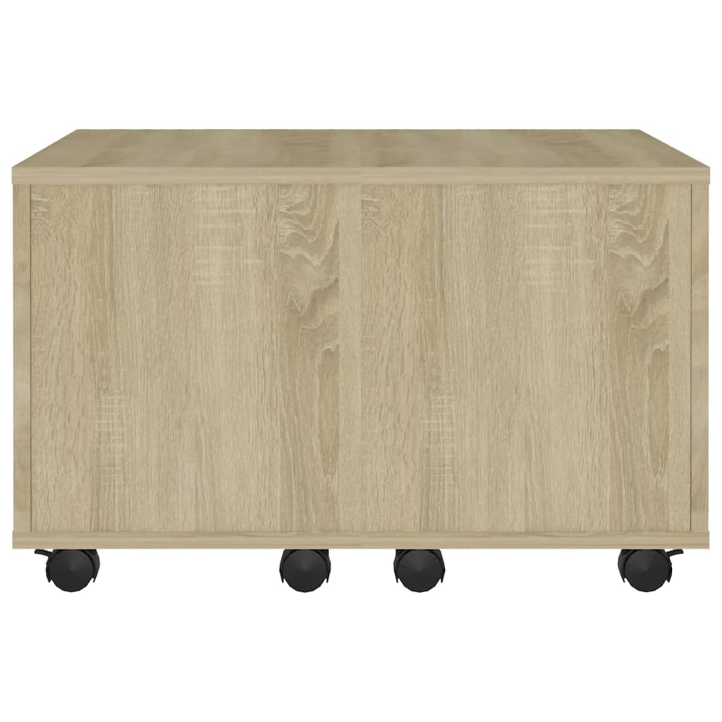 vidaXL Coffee Table Sonoma Oak 60x60x38 cm Engineered Wood