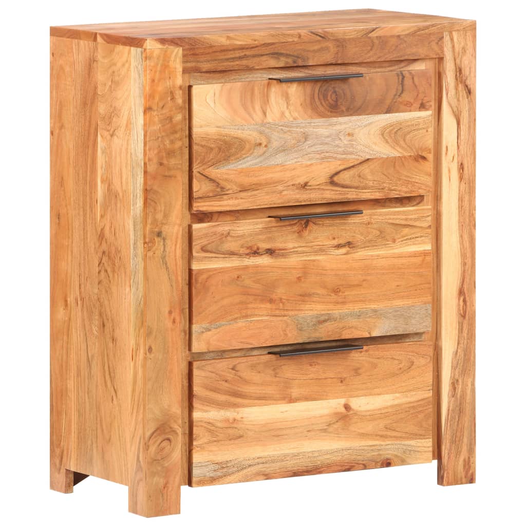 vidaXL Sideboard 59x33x75 cm Solid Acacia Wood