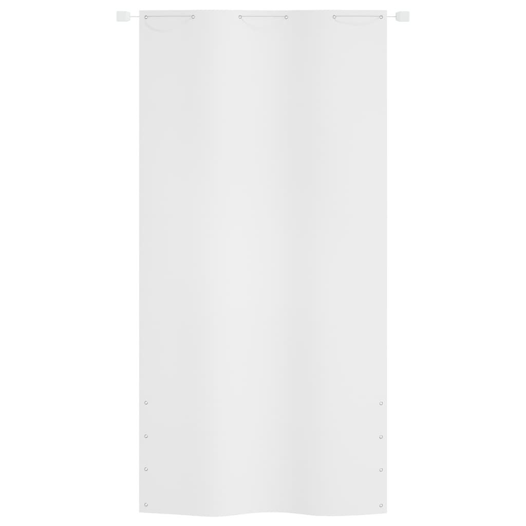 vidaXL Balcony Screen White 120x240 cm Oxford Fabric