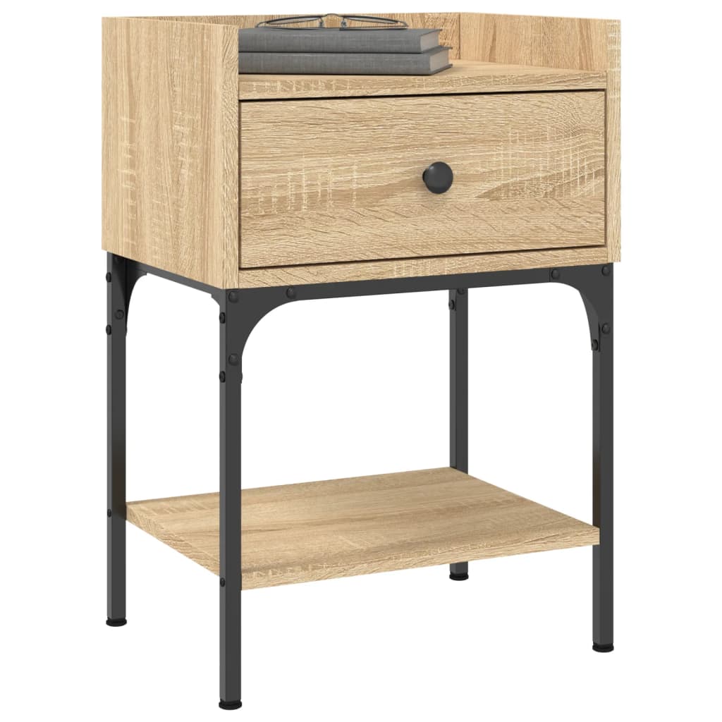 vidaXL Bedside Tables 2 pcs Sonoma Oak 40.5x31x60 cm Engineered Wood