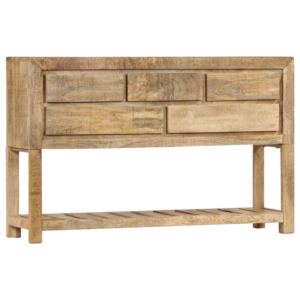 vidaXL Sideboard 120x30x75 cm Solid Mango Wood