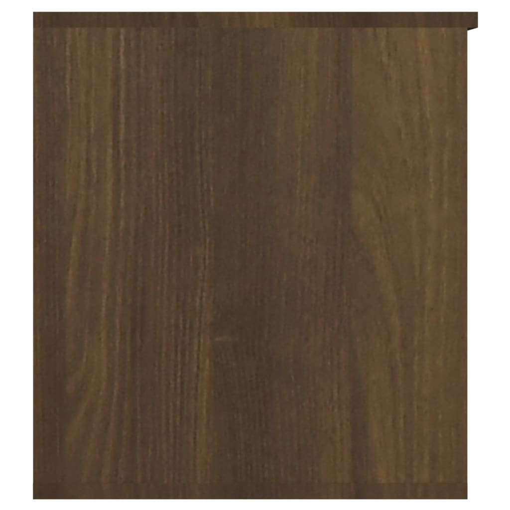 vidaXL Storage Chest Brown Oak 84x42x46 cm Engineered Wood
