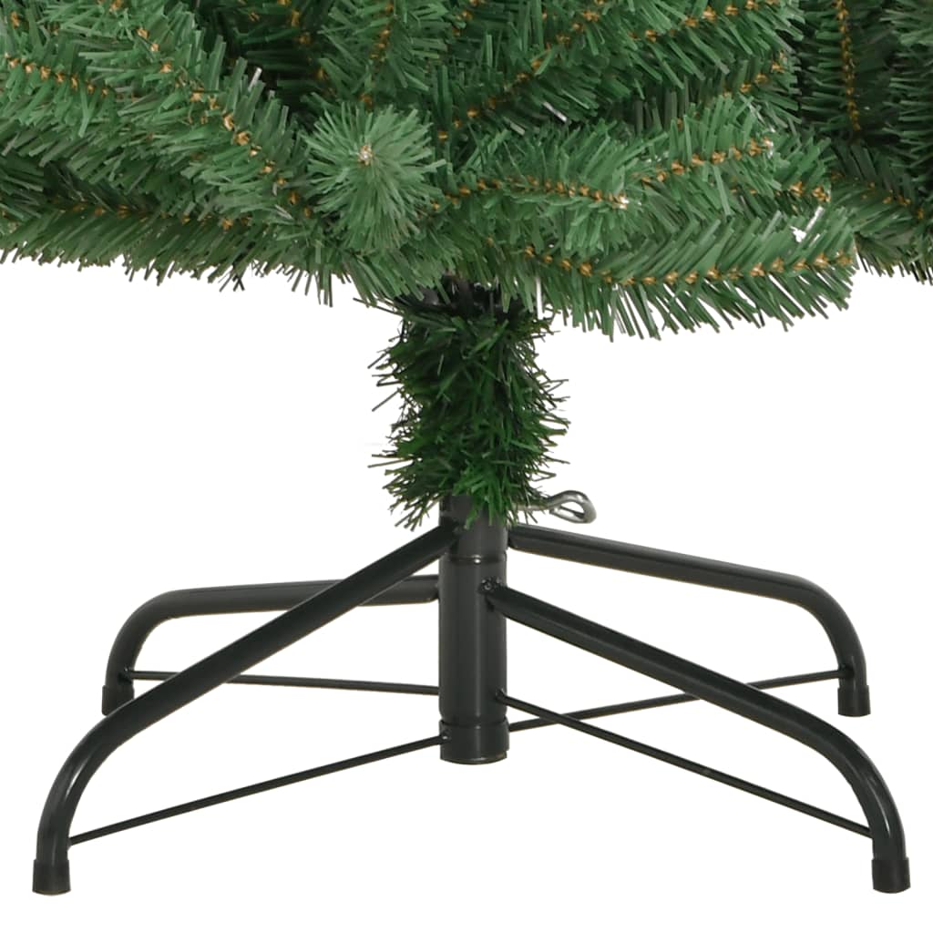 vidaXL Artificial Hinged Christmas Tree with Stand Green 120 cm